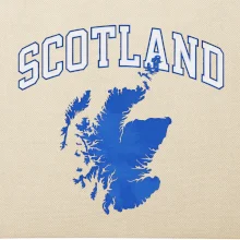 Scotland nápis s mapou