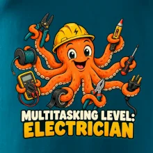 Chobotnice elektrikář multitasking