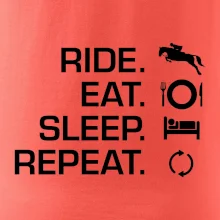 Ride Eat Sleep Repeat Kôň Ride Eat Sleep Repeat Kôň