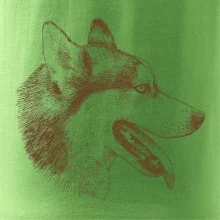 Husky - hlava z boku