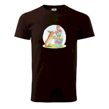 Veľkonočný zajačik tulipány