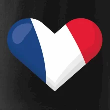 Francúzska vlajka srdca