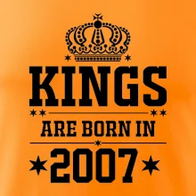 Kings are born in 2007 Kings are born in 2007