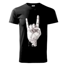 Rocková ruka kreslená Rocková ruka kreslená