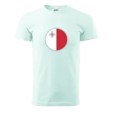 Vlajka Malta okrúhla veľká