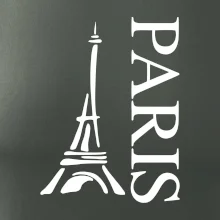 Paris nápis Eiffelovka na výšku Paris nápis Eiffelovka na výšku