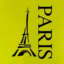 Paris nápis Eiffelovka na výšku Paris nápis Eiffelovka na výšku