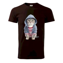 Mačka v pruhovanom triku