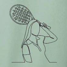 Tenistka jedným ťahom