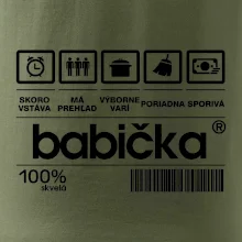 Čiarový kód - babička Čiarový kód - babička
