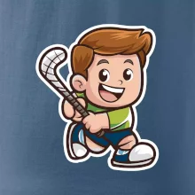 Ikona pozemný hokej chlapec