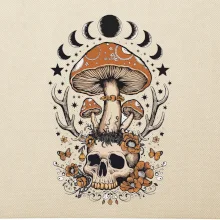 Goblincore magical mushroom