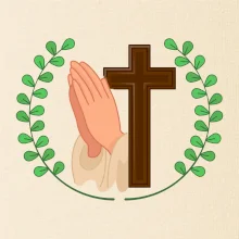 Veniec - kríž a modlenie