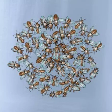 Včelia rodinka kruh (Pecka Design)