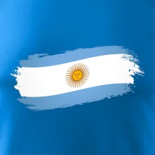 Argentína vlajka obhrýzaná