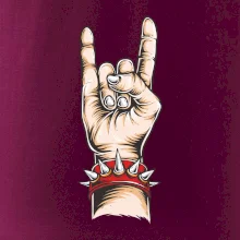 Rocková ruka s náramkom