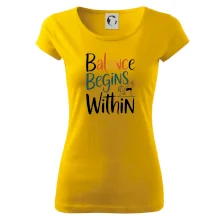 Balance begins within