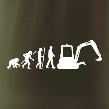 Evolúcia bager malý Evolúcia bager malý