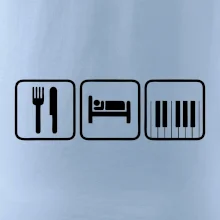Eat sleep piano v rade