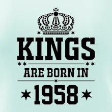 Kings are born in 1958