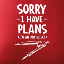 Sorry I have plans - architect