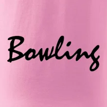 Bowling nápis písacie