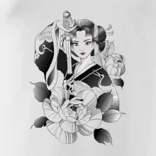 Japonsko - žena s mečom Japonsko - žena s mečom