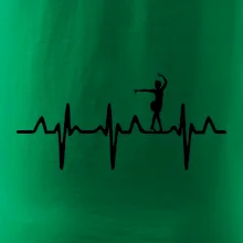 EKG tanečnice salsy