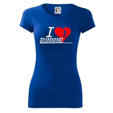 I love running dievča