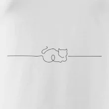 Mačka linka kreslená Mačka linka kreslená