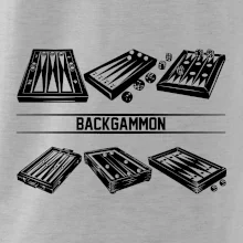 Backgammon čierny set Backgammon čierny set
