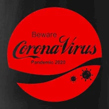 Corona virus pandemic logo Corona virus pandemic logo