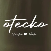 Otecko - tričko s menami deti