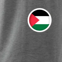 Palestína vlajka prsník Palestína vlajka prsník