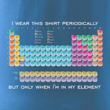 I wear this shirt periodically but only when I'm in my element