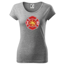 Fire department logo červené