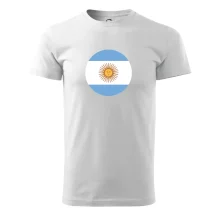 Argentína vlajka guľatá