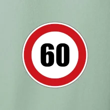 Dopravná značka - obmedzenie rýchlosti 60 Dopravná značka - obmedzenie rýchlosti 60