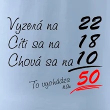 Vyzerá, cíti sa, chová sa - 50 rokov Vyzerá, cíti sa, chová sa - 50 rokov
