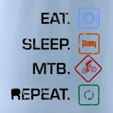 Eat sleep MTB repeat