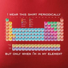 I wear this shirt periodically but only when I'm in my element