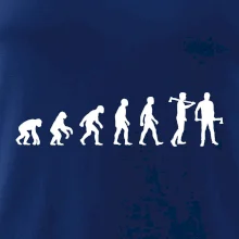 Evolúcia drevorubač - sekera Evolúcia drevorubač - sekera