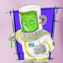 Vesmírny vojak tmavo modrý