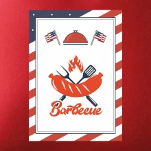 USA BBQ POSTER