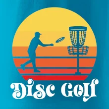 Disc golf postava vintage Disc golf postava vintage