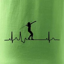 EKG hod oštepom žena