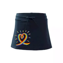 Srdce pride dúha kreslená Srdce pride dúha kreslená
