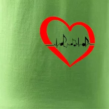 Moje srdce bije pre hudbu - srdce malé