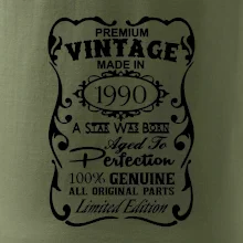 Vintage Etiketa - 1990