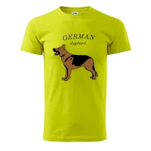Nemecký ovčiak - hnedý s nápisom Nemecký ovčiak - hnedý s nápisom